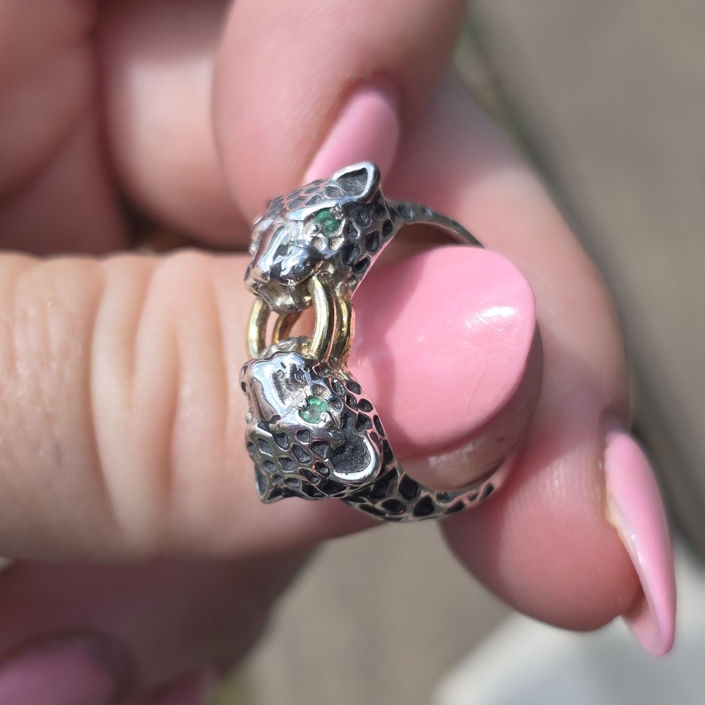 Joseph E. Demarco 925 Panther Ring - Picture 6 of 9